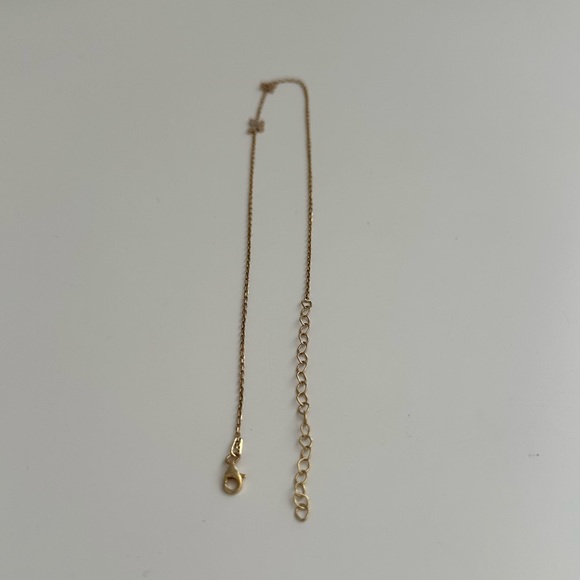 Adina Eden Pave Butterfly Initial Choker — A - Picture 2 of 2